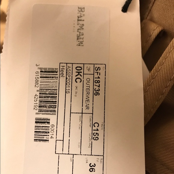 Balmain trench coat. - Picture 6 of 6